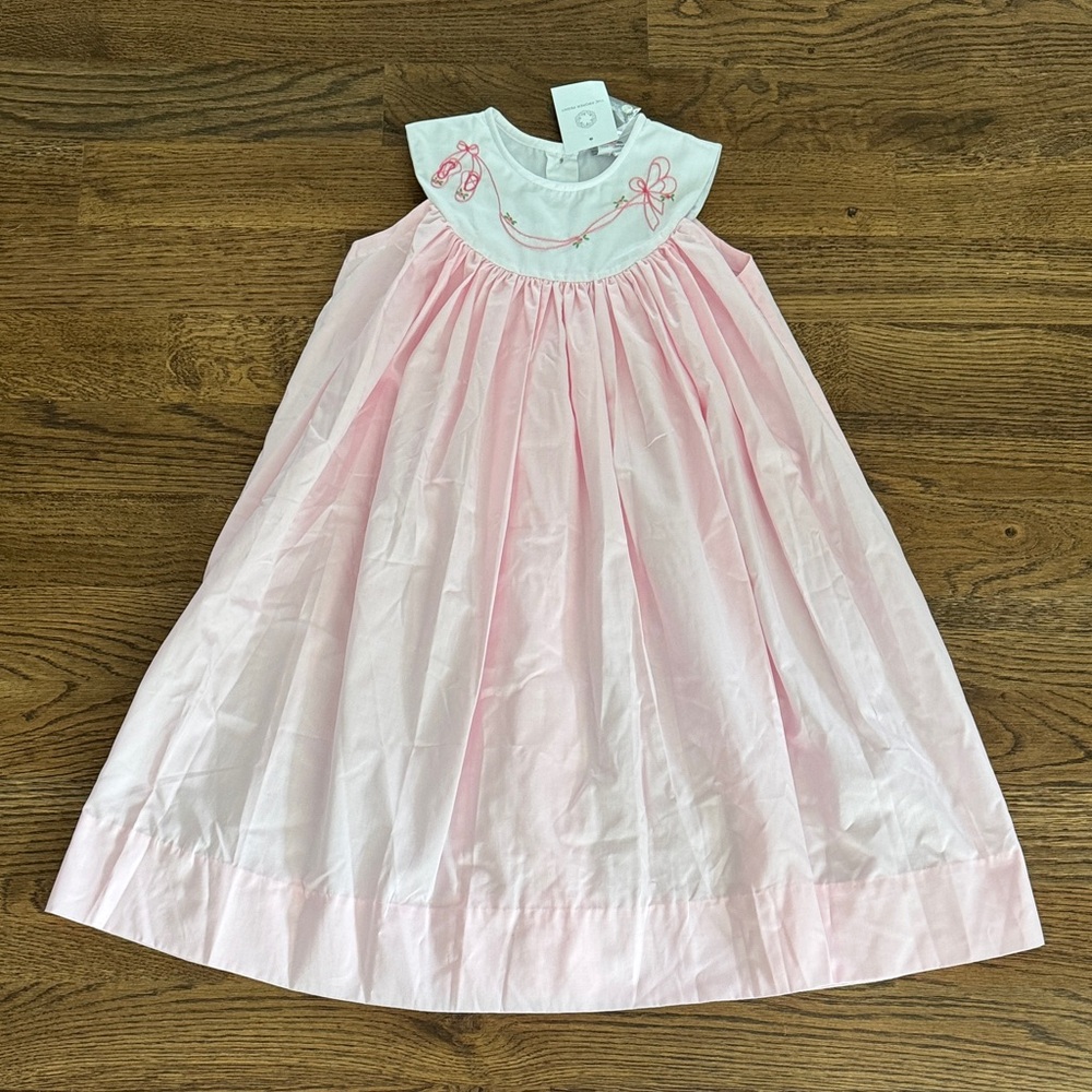 The Proper Peony Classic Pirouette Dress Pink New With Tags